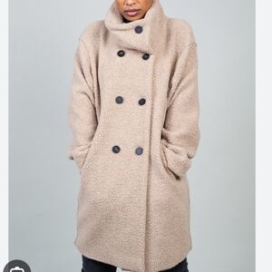 Harris Wharf London RTR Boucle Coat Size 44 IT